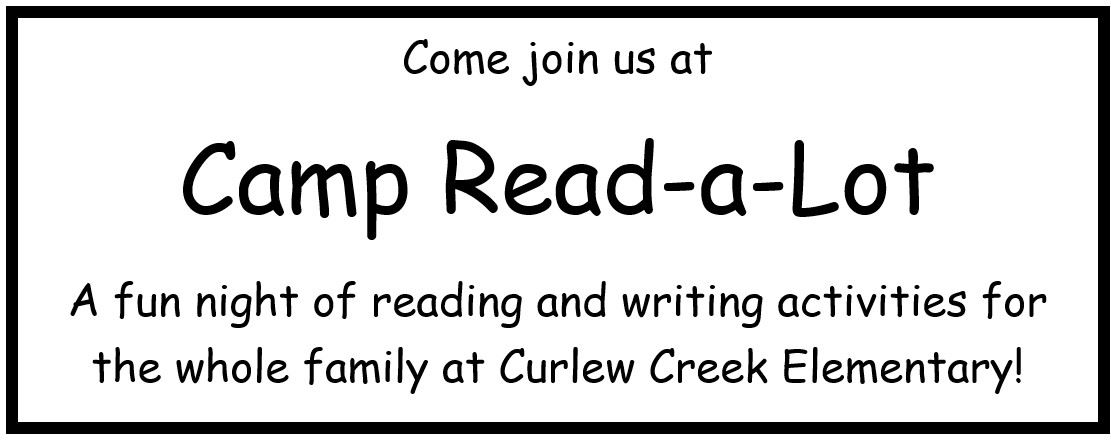  Join us for Camp Read a Lot, a literacy event for the whole family.